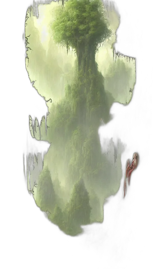 tree, mask, creature, face transparent PNG cut-out