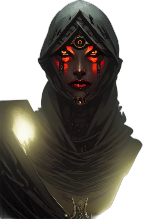 mask, face, staff, creature transparent PNG cut-out