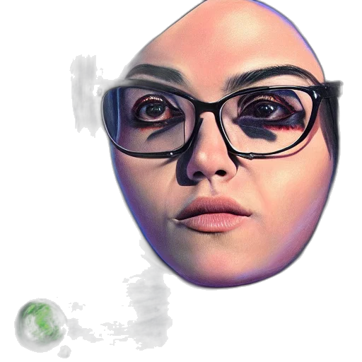 face, mask, robot, creature transparent PNG cut-out