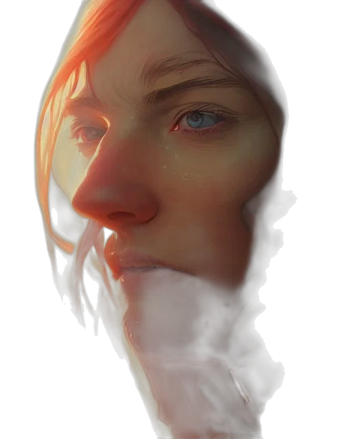 face, mask, robot, creature transparent PNG cut-out