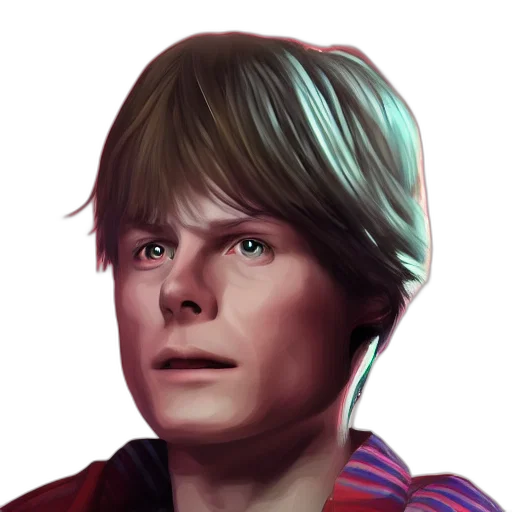 face, jacket, photorealistic, concept art transparent PNG cut-out