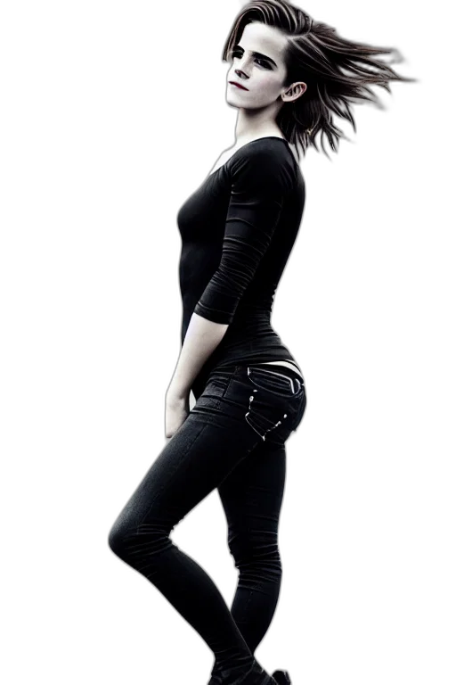jacket, dress, staff, photorealistic transparent PNG cut-out