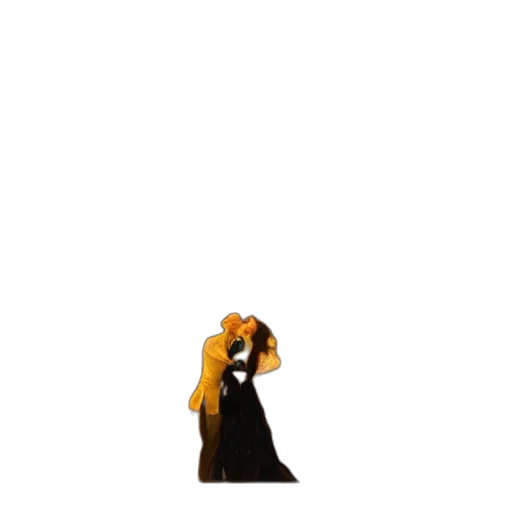 dress, staff, animal, creature transparent PNG cut-out