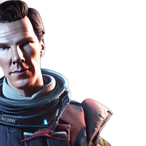 concept art, 3d render, outer space, benedict transparent PNG cut-out