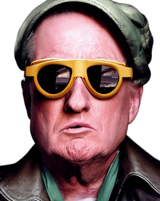 face, jacket, hat, headshot transparent PNG cut-out