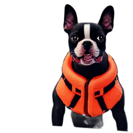jacket, animal, closeup, photorealistic transparent PNG cut-out