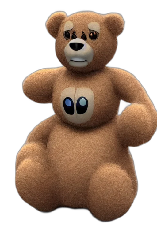 animal, creature, staff, 3d render transparent PNG cut-out