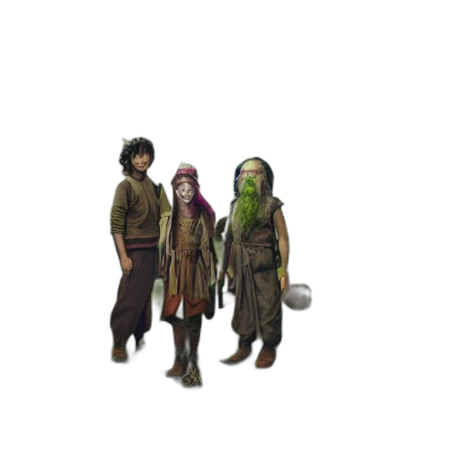 staff, creature, concept art, 3d render transparent PNG cut-out