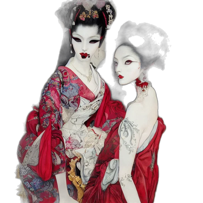 mask, dress, fantasy art, concept art transparent PNG cut-out