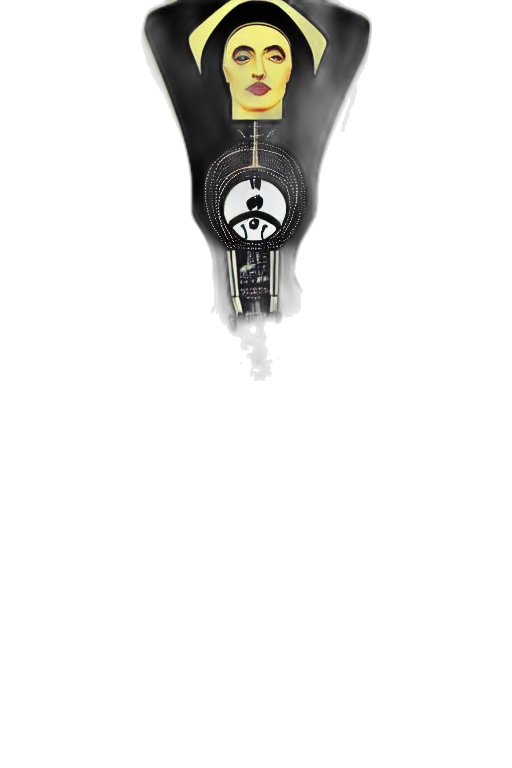 robot, umbrella, staff, bottle transparent PNG cut-out