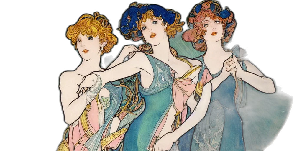 watercolor, fresco, sailor, neptune transparent PNG cut-out