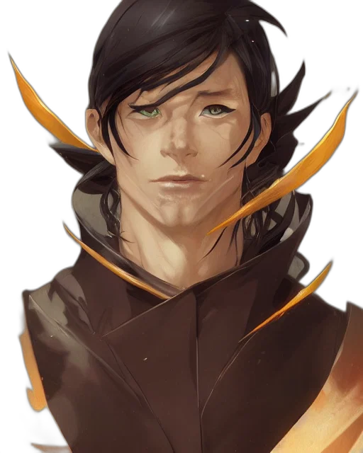 face, dragon, staff, mask transparent PNG cut-out
