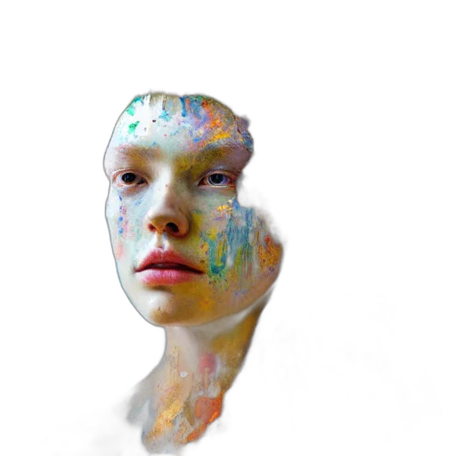 face, mask, robot, crown transparent PNG cut-out