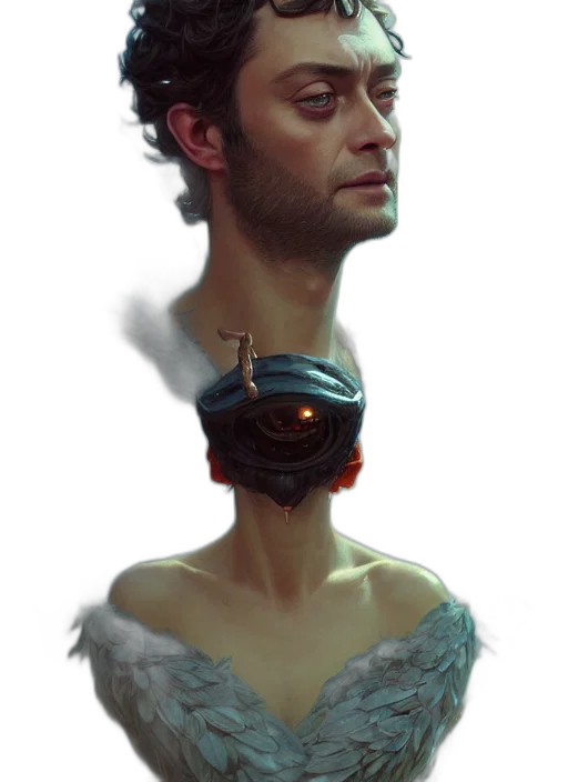 crown, mask, face, robot transparent PNG cut-out