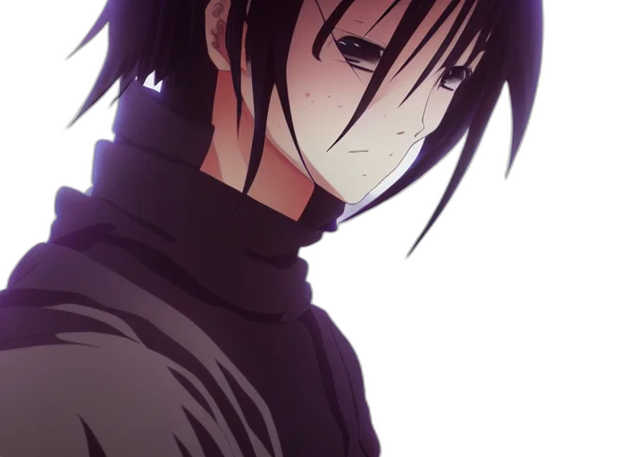 face, staff, weapon, anime transparent PNG cut-out