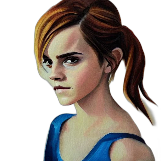face, photorealistic, concept art, comic book art transparent PNG cut-out