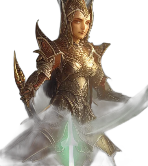 sword, staff, weapon, fantasy art transparent PNG cut-out