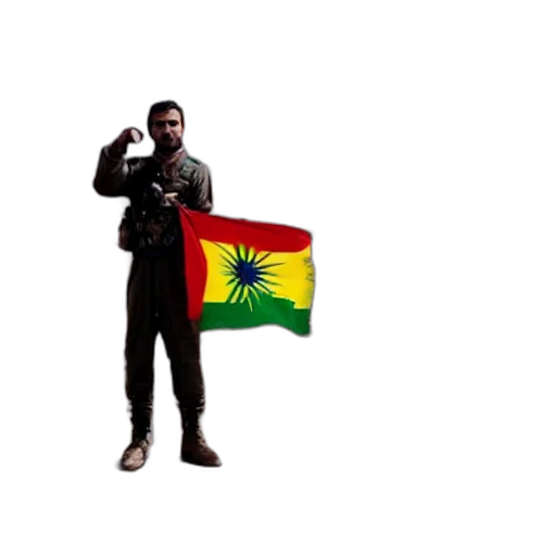 weapon, pixel art, kurdish, astronaut transparent PNG cut-out