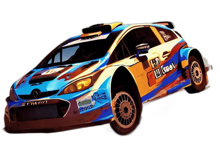 car, 3d render, concept art, photorealistic transparent PNG cut-out