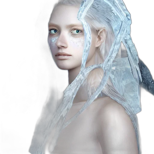 face, dress, mask, jewelry transparent PNG cut-out