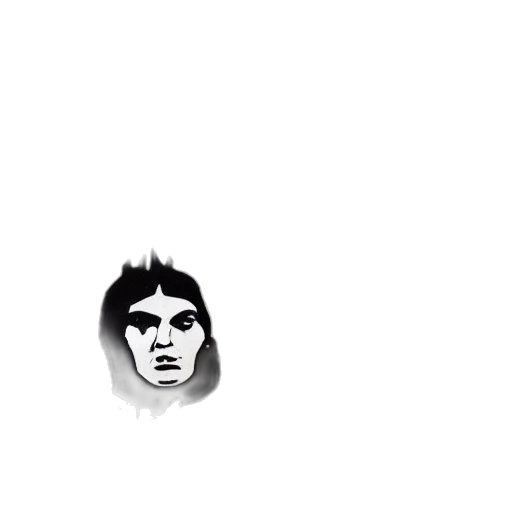 face, creature, mask, hair transparent PNG cut-out