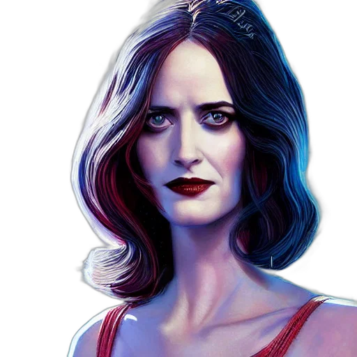 face, comic book art, photorealistic, cartoon transparent PNG cut-out