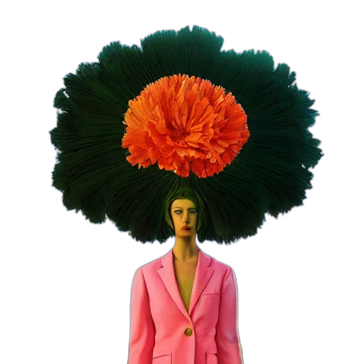 hat, jacket, hair, crown transparent PNG cut-out