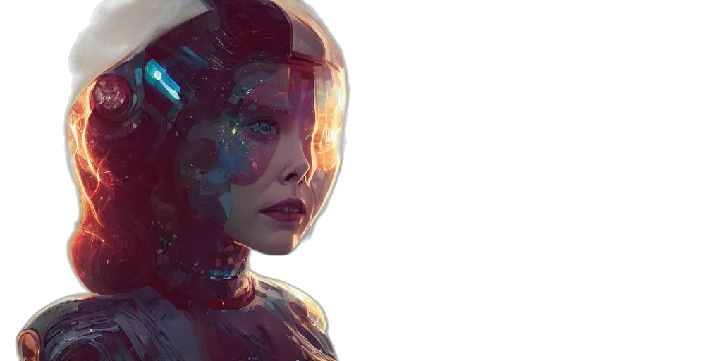 robot, face, mask, creature transparent PNG cut-out