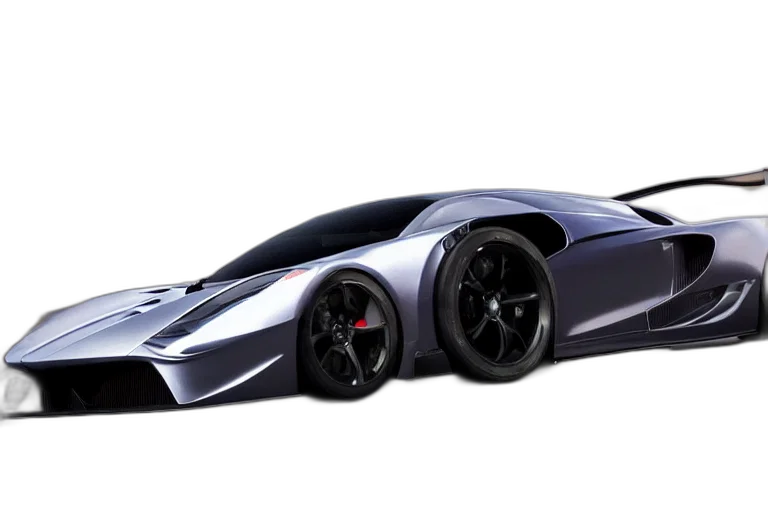 car, 3d render, concept art, photorealistic transparent PNG cut-out