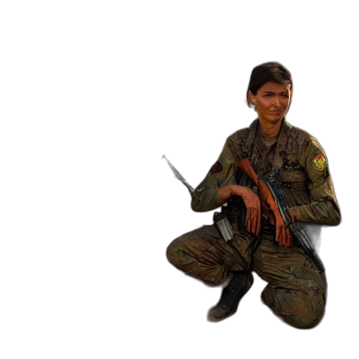 weapon, staff, jacket, animal transparent PNG cut-out
