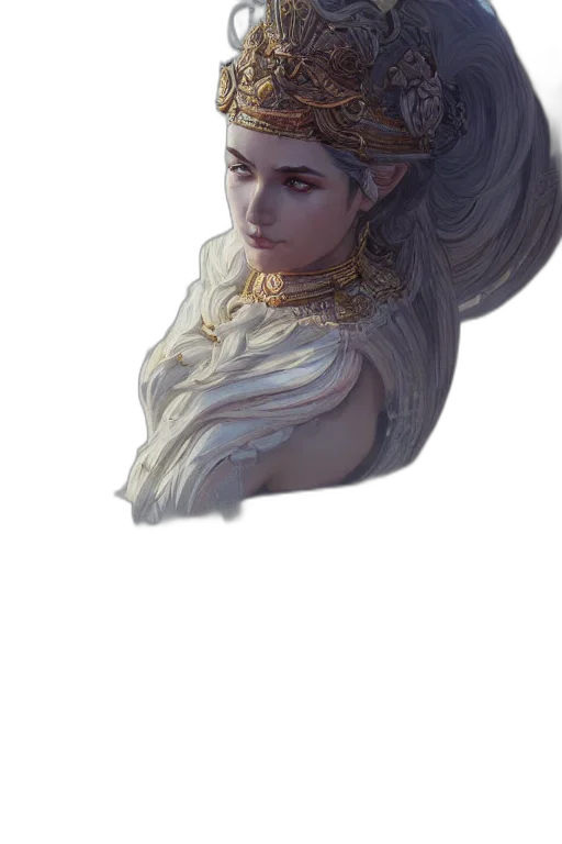 crown, face, dragon, staff transparent PNG cut-out
