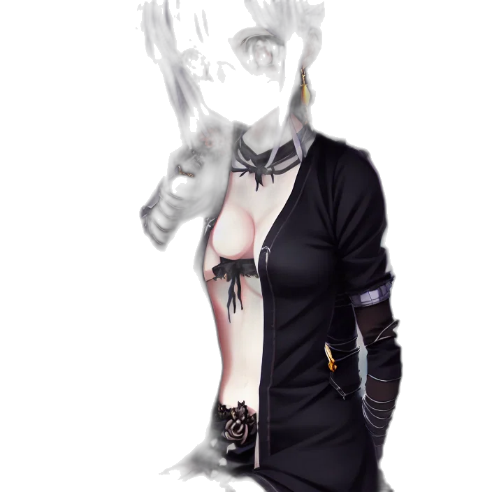 dress, staff, robot, weapon transparent PNG cut-out