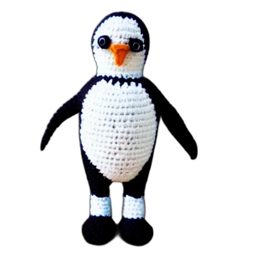 animal, staff, pixel art, crocheted transparent PNG cut-out