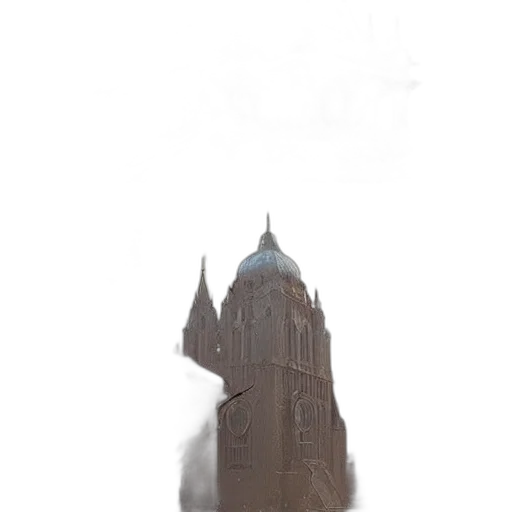 building, dress, staff, robot transparent PNG cut-out