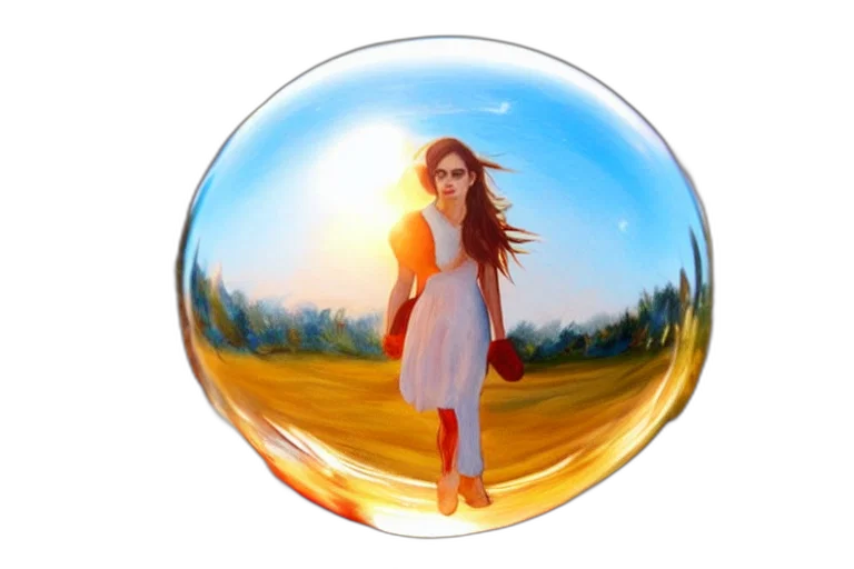 dress, jewelry, oil painting, photorealistic transparent PNG cut-out