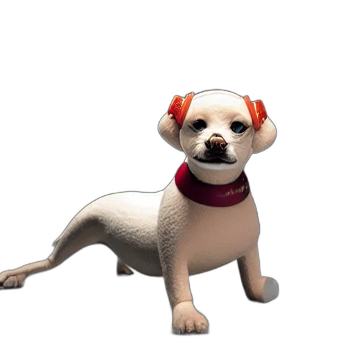animal, staff, creature, 3d render transparent PNG cut-out