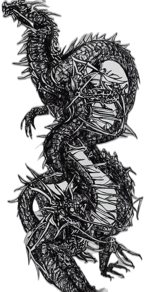 dragon, creature, animal, weapon transparent PNG cut-out