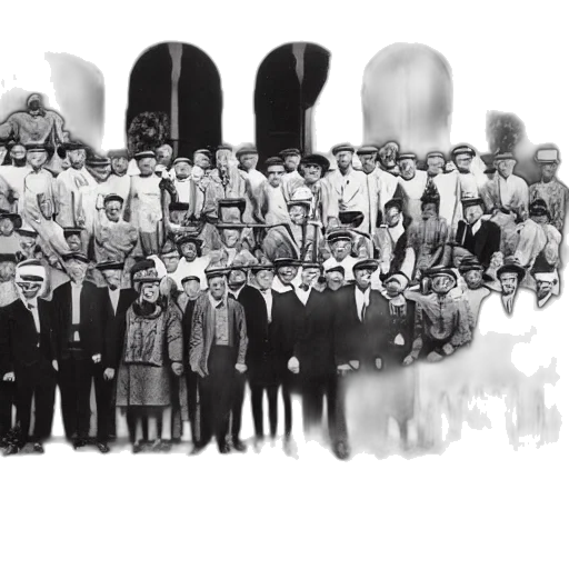 staff, mask, jacket, face transparent PNG cut-out