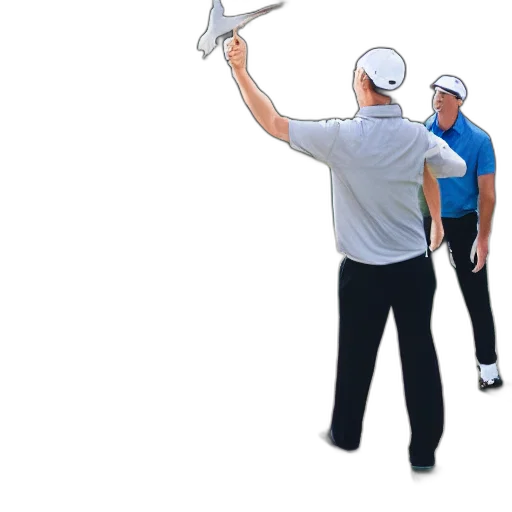 staff, weapon, man, golfing transparent PNG cut-out