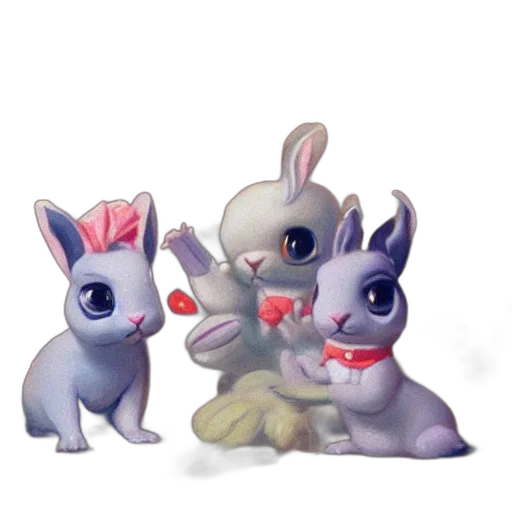 staff, animal, concept art, 3d render transparent PNG cut-out