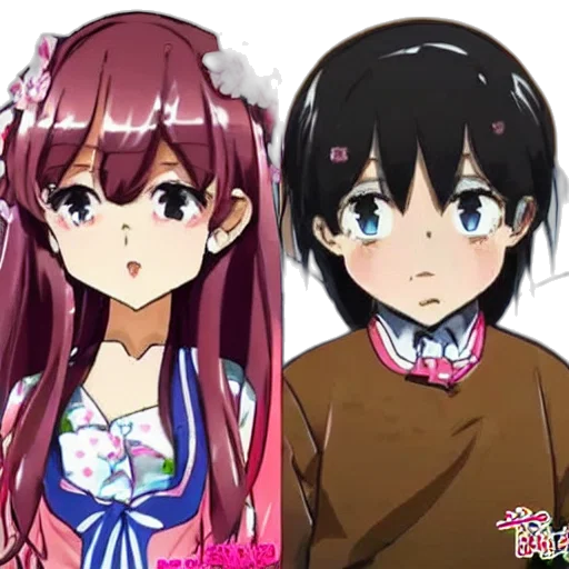 anime, cartoon, concept art, 3d render transparent PNG cut-out
