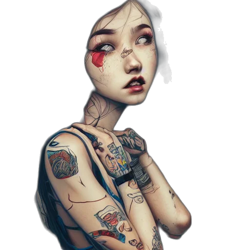 robot, face, mask, jewelry transparent PNG cut-out
