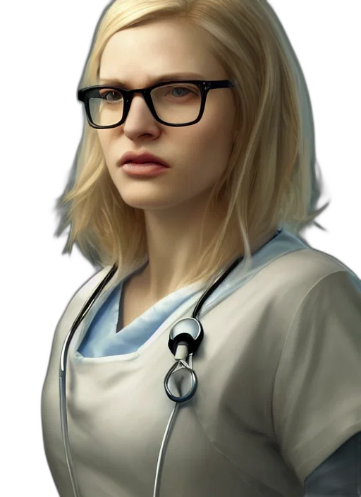 staff, face, photorealistic, concept art transparent PNG cut-out