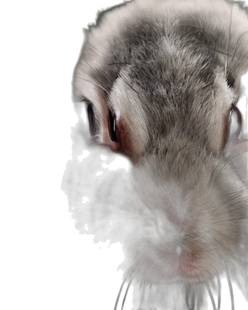 animal, face, creature, hair transparent PNG cut-out