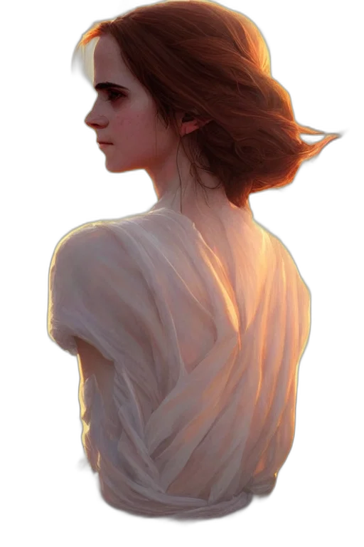 dress, face, staff, crown transparent PNG cut-out