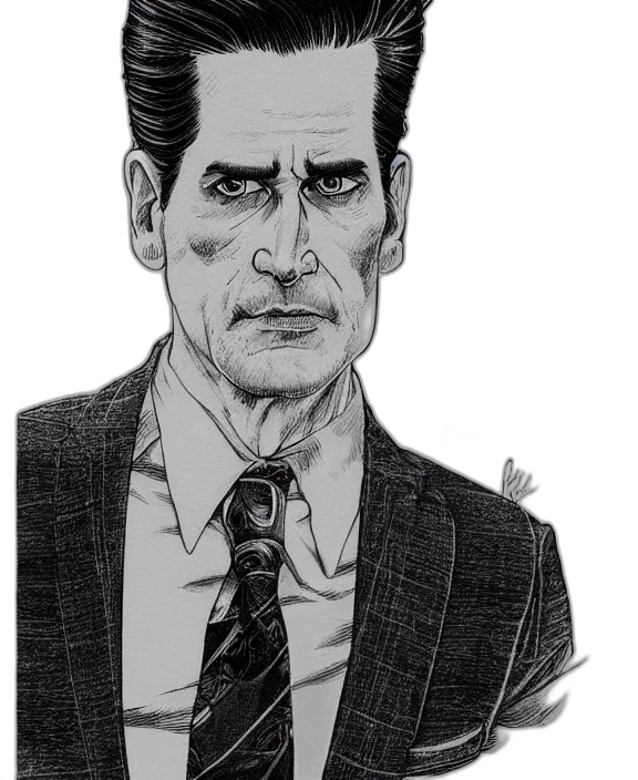 face, jacket, comic book art, cartoon transparent PNG cut-out