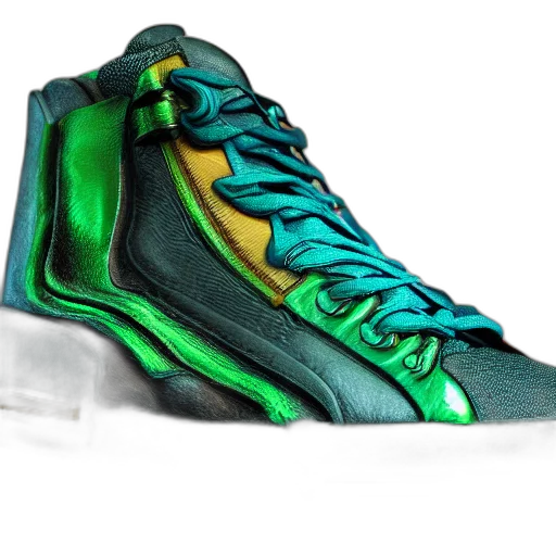 shoes, 3d render, photorealistic, concept art transparent PNG cut-out