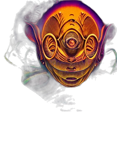 mask, face, crown, jewelry transparent PNG cut-out