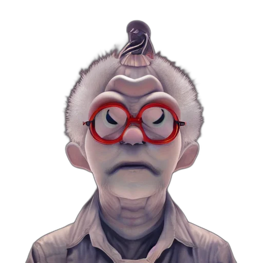 mask, face, staff, creature transparent PNG cut-out