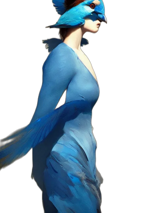 dress, creature, face, concept art transparent PNG cut-out